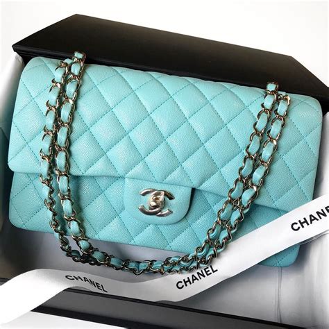 chanel 19 tiffany blue|Chanel fashion handbags.